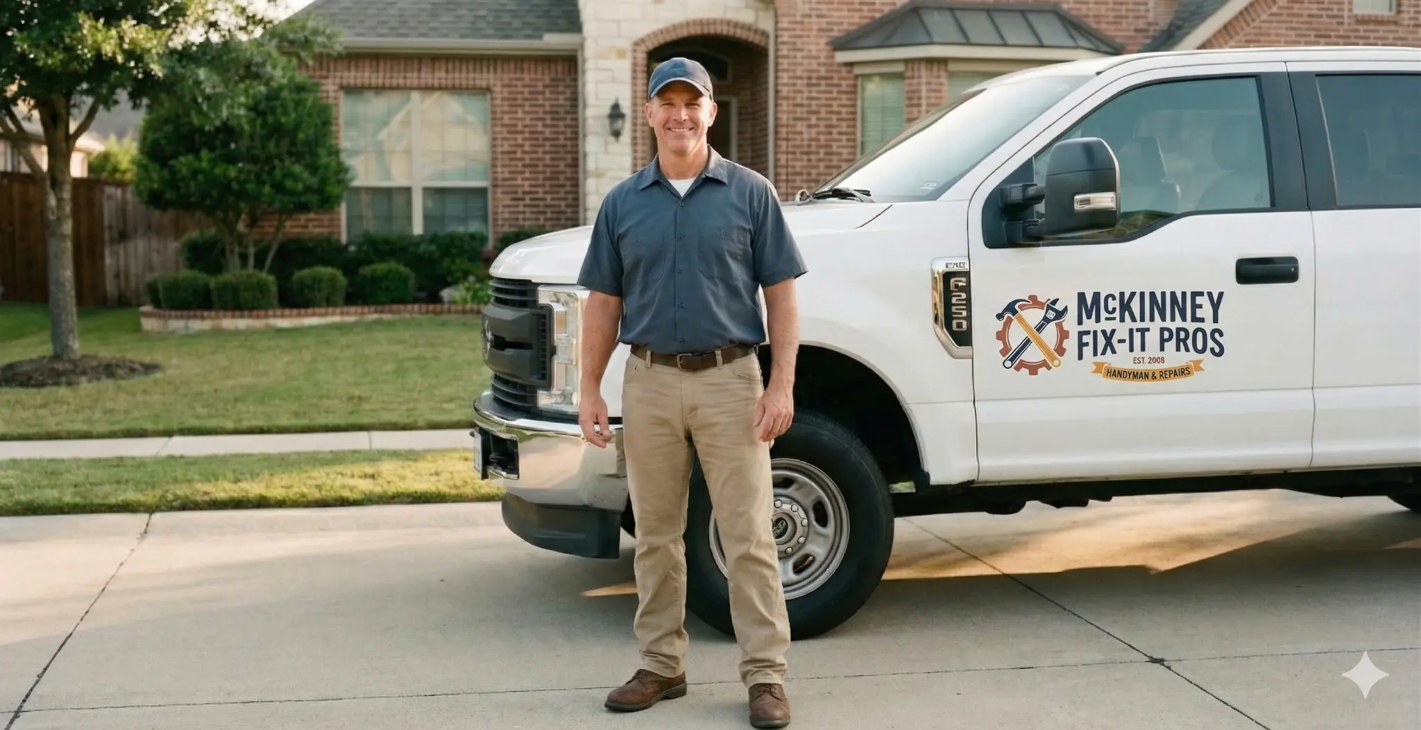 Handyman services in McKinney TX — McKinney Fix-It Pros service truck